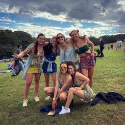 Festival-goers descended on the pineapple fields at the weekend. 