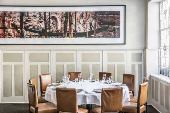 A private dining space at Grossi Florentino.
