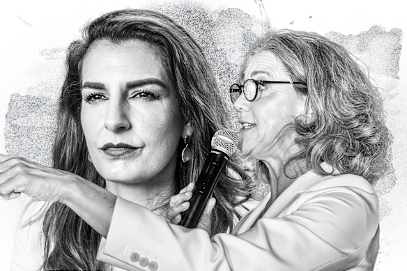 Nicolette Boele and Gisele Kapterian are battling for Bradfield.