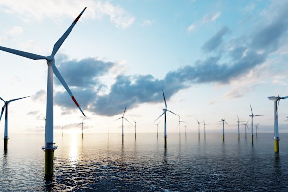 Plans to produce offshore wind in the coast off Victoria are playing into the federal election campaign. 