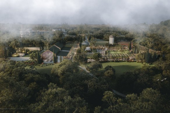 An artist’s impression of the new Six Senses resort planned for Burnham Beeches. 