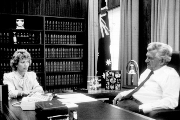 Hawke interviewed by Blanche D'Alpuget in March 1986.