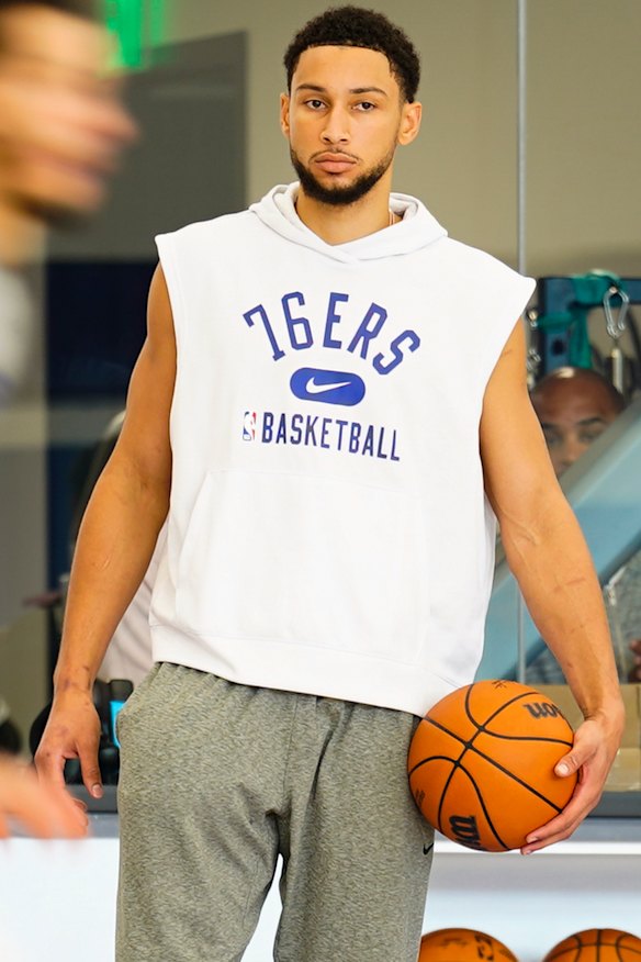 Australian star Ben Simmons is yet to play for the Philadelphia 76ers this season.