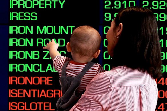 Australian shares hit an 11-year high on Monday, driven by the banks.