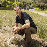 Small property developer Jim Clarke-Sullivan on the property in Rosanna.