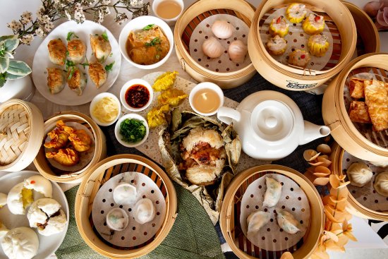 Assorted dim sum at Chef Wong.
