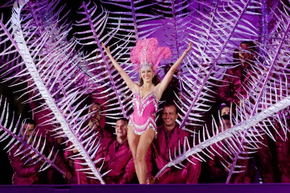 Kylie Minogue’s “showgirl dress” from the closing ceremony of the Sydney Olympics. Part of the Sydney 2000 Games collection and in the 1001 Remarkable Objects exhibition.