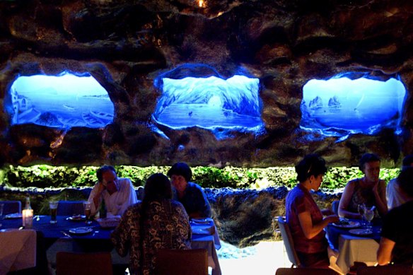 Grotta Capri when it was opened, in 2001. 