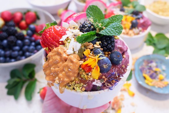 Jane’s acai bowl can be modified to suit any palate.