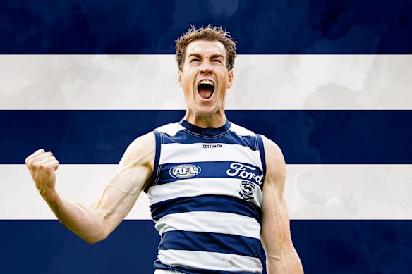 Jeremy Cameron has booted 36 goals in the first 11 rounds.