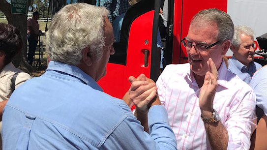 NSW Opposition leader Michael Daley in Nabiac for Country Labor’s statewide campaign.