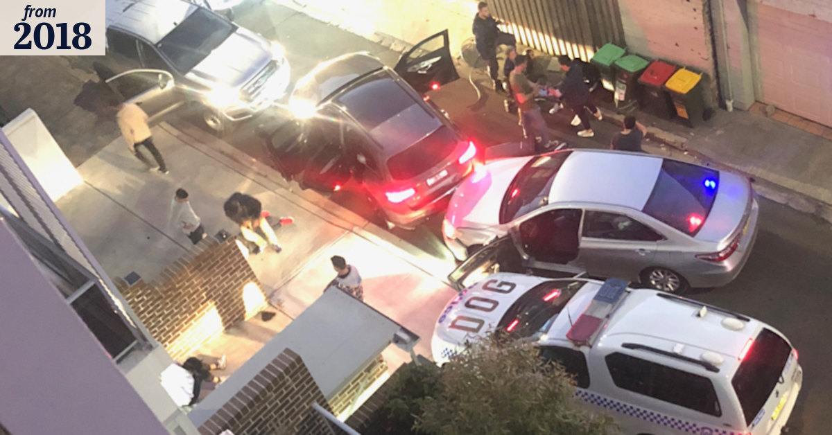 Police officers injured by stolen car in Sydney's inner west