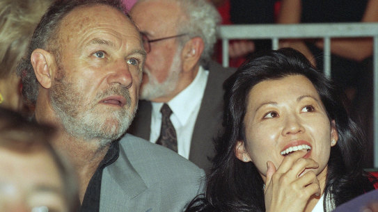 Gene Hackman and Betsy Arakaway in June 1993.