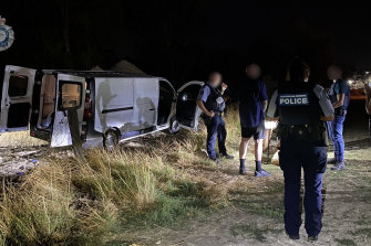 Footage from the arrest in Maddington over the alleged drug smuggling operation. 