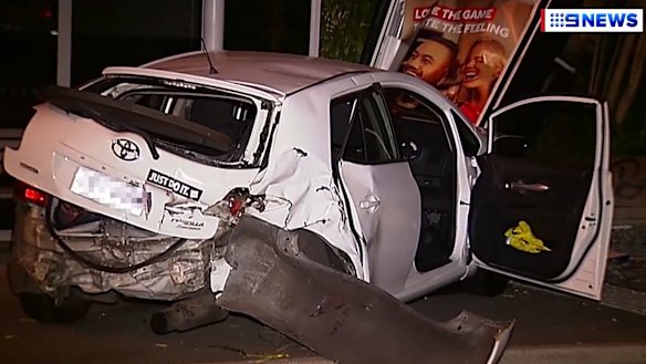 Innocent driver hit during Brisbane teens' alleged joyride in stolen car