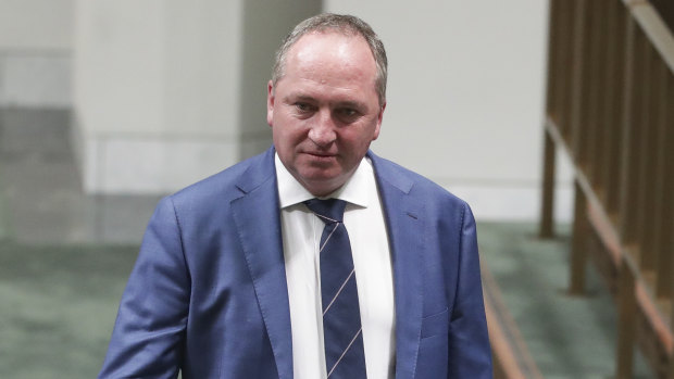 Nationals MP Barnaby Joyce on the comeback trail.