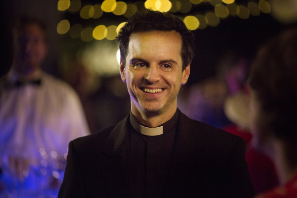 Andrew Scott as the Hot Priest in Phoebe Waller-Bridge’s comedy Fleabag. 