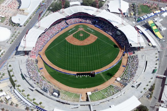 Baseball at Homebush during the Sydney 2000 Games.