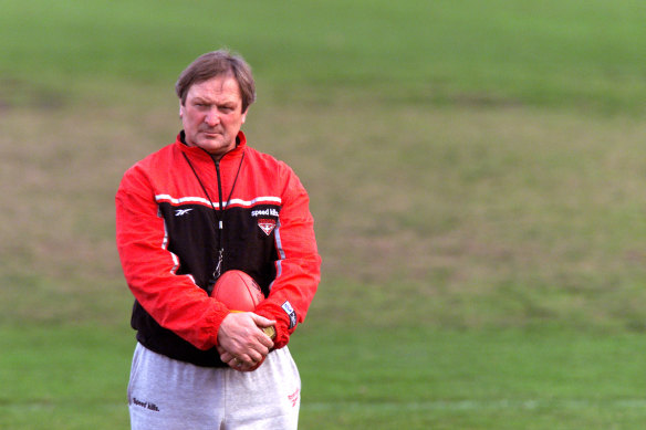 Kevin Sheedy during his time as Essendon coach.