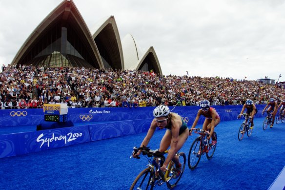 The women’s triathlon at the Sydney 2000 Olympics.