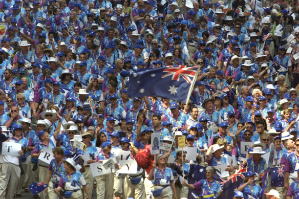 Sydney salutes its volunteer army after a  phenomenally successful Sydney Olympics.