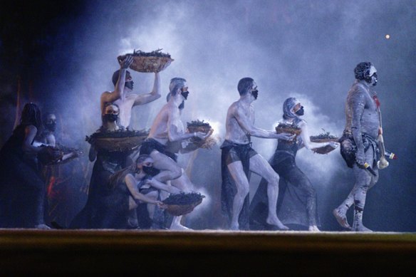 The opening ceremony of the Sydney Olympic Games in 2000.