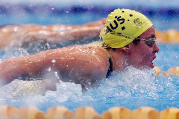 Thomas in action at the Sydney Olympics.