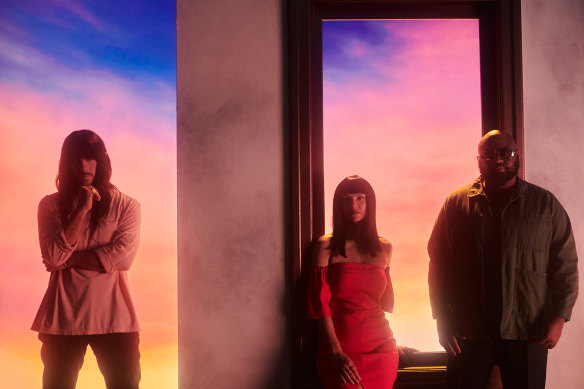 Khruangbin (left to right) Mark Speer, Laura Lee and DJ Johnson.