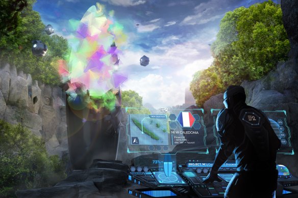 An image from the Facebook page of Earth 2, a metaverse project founded by entrepreneur Shane Isaac.