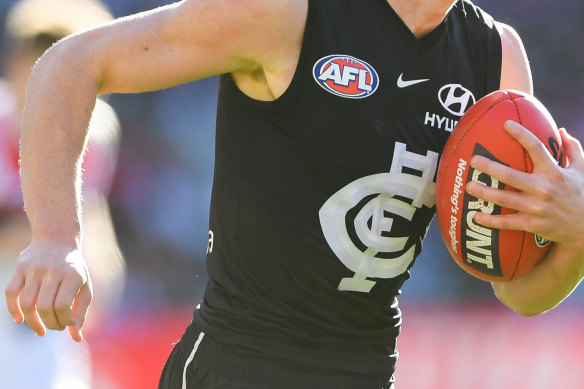 Paul Brodie has been demoted to a smaller role at Carlton.