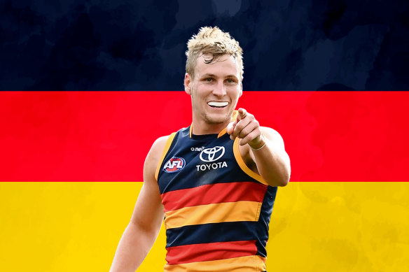 The general: Adelaide captain Jordan Dawson.