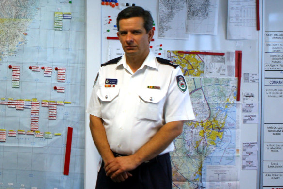 Rob Rogers, as an RFS Assistant Commissioner in 2006, when he had been expected to replace Koperberg as the agency's chief.