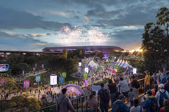 Brisbane 2032 masterplan renders. 