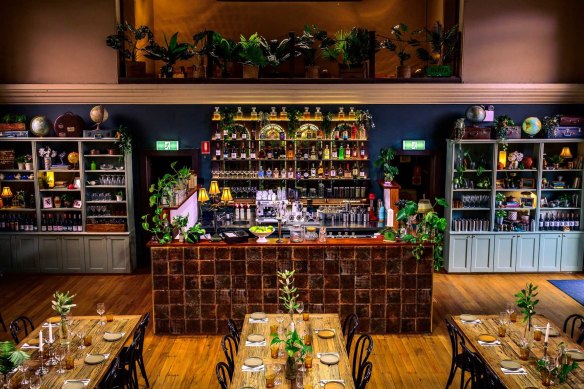 Find mod-Oz dishes and cocktails that champion locally-produced spirits at this colourful newcomer in a converted church.