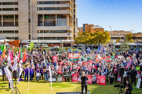 The stop work meeting on Wednesday.