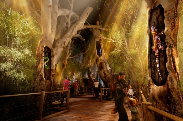 Melbourne-based Buchan worked closely with Indigenous cultural consultants Karrda on the project.