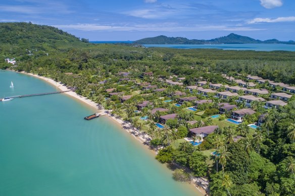 The resort is on the prime real estate of Phang Nga Bay. 