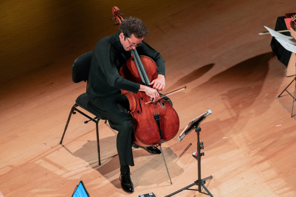 French cellist Jean-Guihen Queyras performs at City Recital Hall.