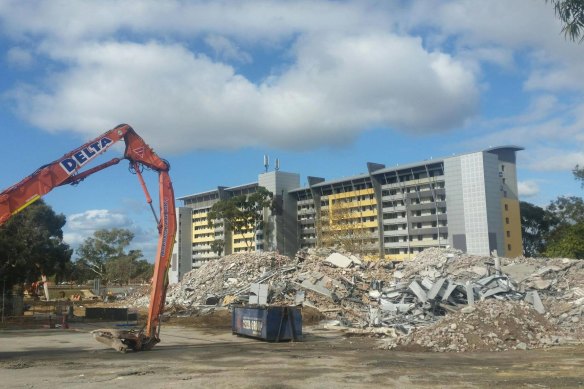 The old Brownlie Towers site.