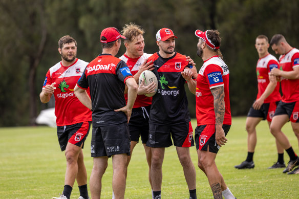 Cody Ramsey back at Dragons training.