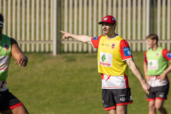Cody Ramsey returned to training with the Dragons on Monday.