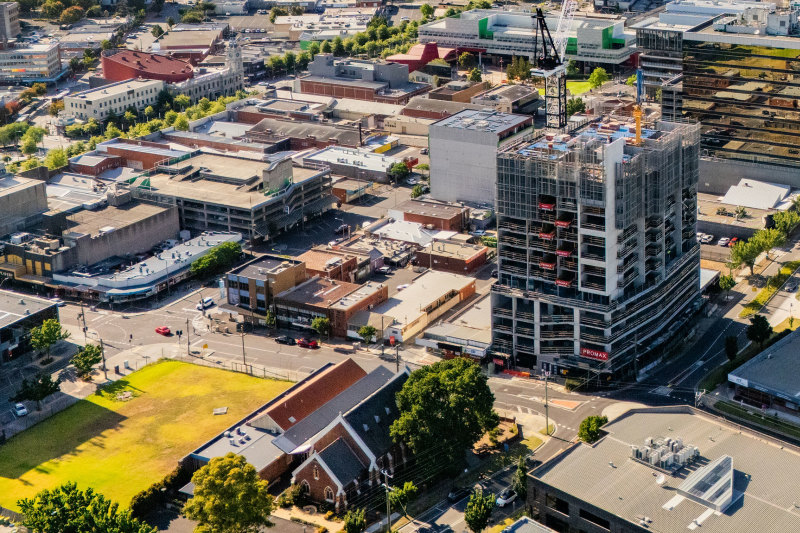 27 Scott Street, Dandenong: looking for a developer to finish the job.