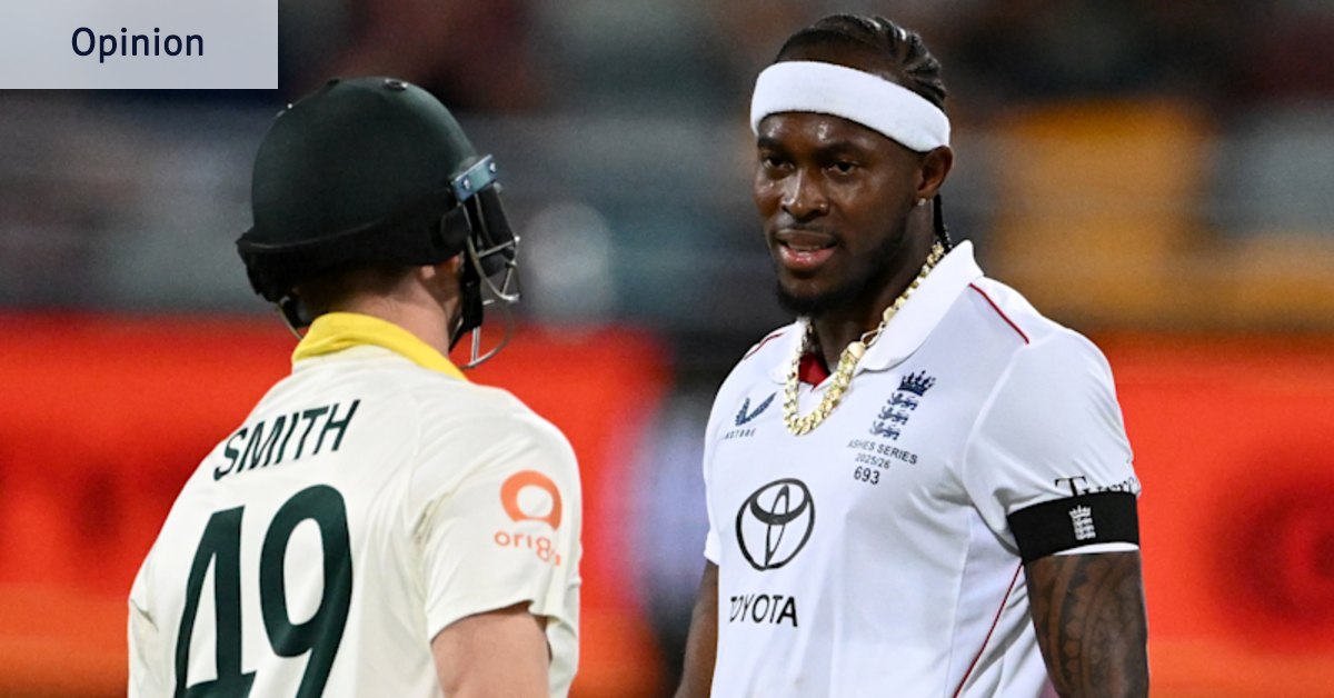 Archer copped a brutal Ashes ‘champing’. It was sledging in the right spirit