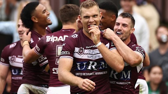 Tom Trbojevic has heaped praise on Kieran Foran for helping him go on one of rugby league’s greatest individual runs.