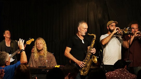 Gone to the wall ... a live performance at venue 505, which will close its doors.
