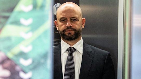 Former NRL chief executive Todd Greenberg.