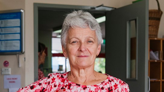 Janette Hunt is the postal manager of Batemans Bay post office where, despite the tragedy fires have wrecked, it's business as usual.