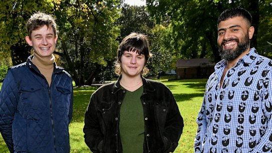 Jay Carmichael, Katerina Gibson  and George Haddad have been named this year’s SMH Best Young Australian Novelists.