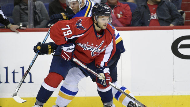 Nathan Walker, pictured here in action for Washington, has signed with the St Louis Blues.