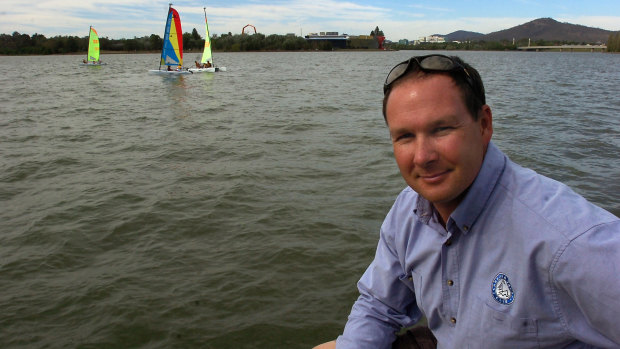 Former Canberra Yacht Club manager Matthew Owen.